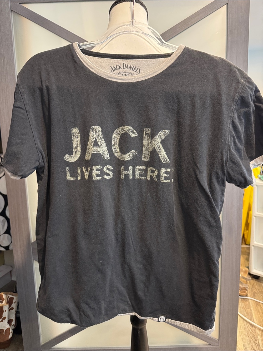 Jack Daniel’s Reversible T Shirt M 2006 Old No 7 Jack Lives Here